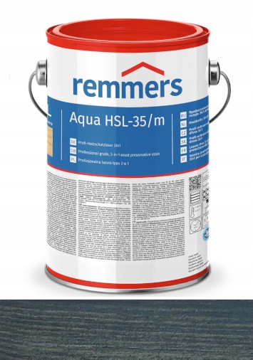 Remmers HSL-36/m Lazura na vodní dřevo 2,5L Granit