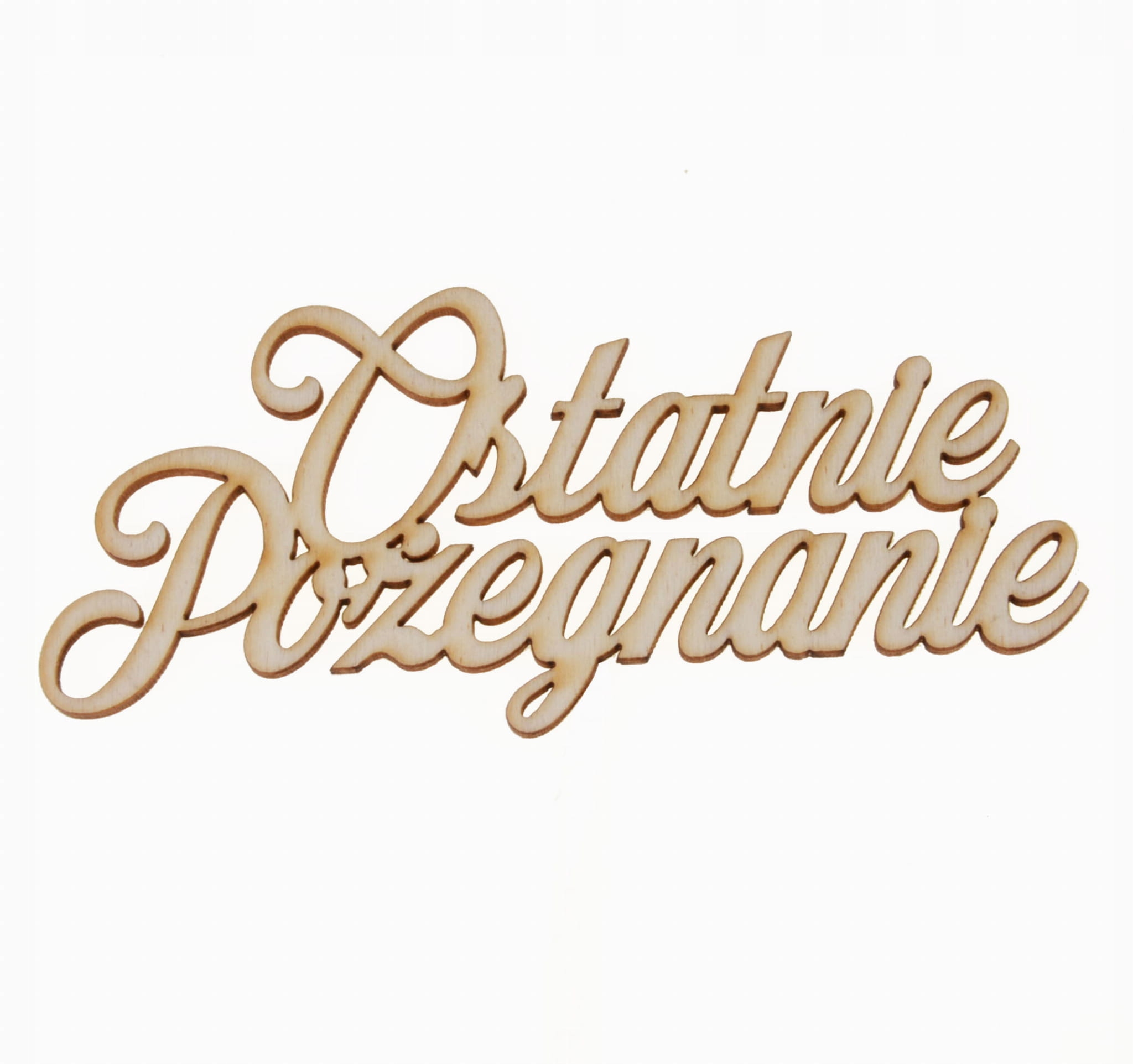 5 szt napis Ostatnie Pożegnanie na pogrzeb