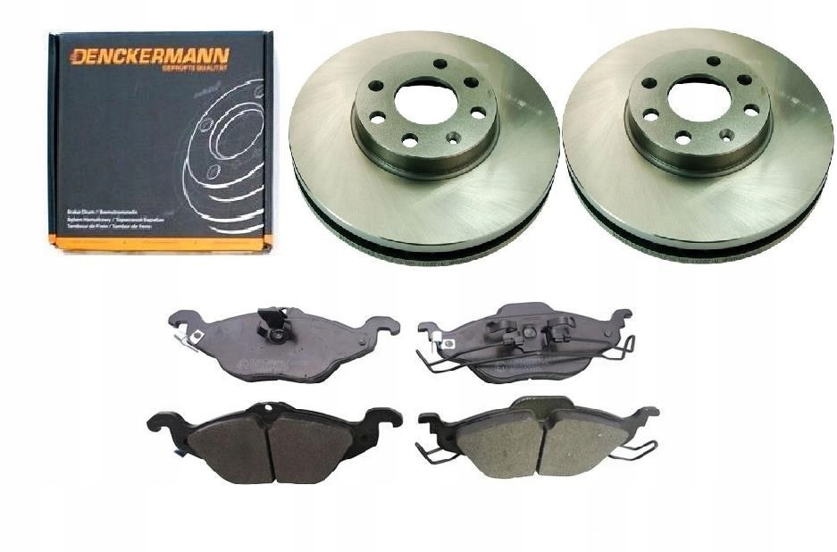 Kotouče Opel Astra G Přední 256 MM 4 Šrouby Sada