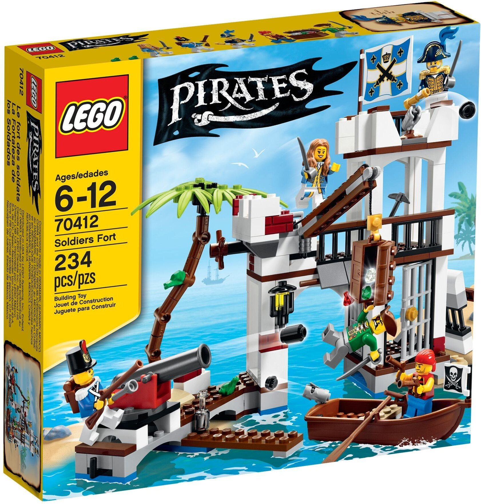Lego Pirates 70412 Vojenská pevnost Nové