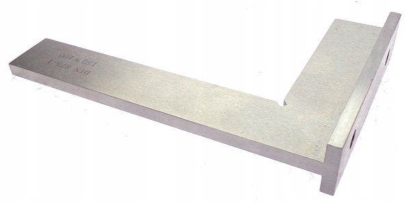 KĄTOWNIK ŚLUSARSKI ZE STOPKĄ 150x100 MM SOLIDNY Szerokość 100 mm