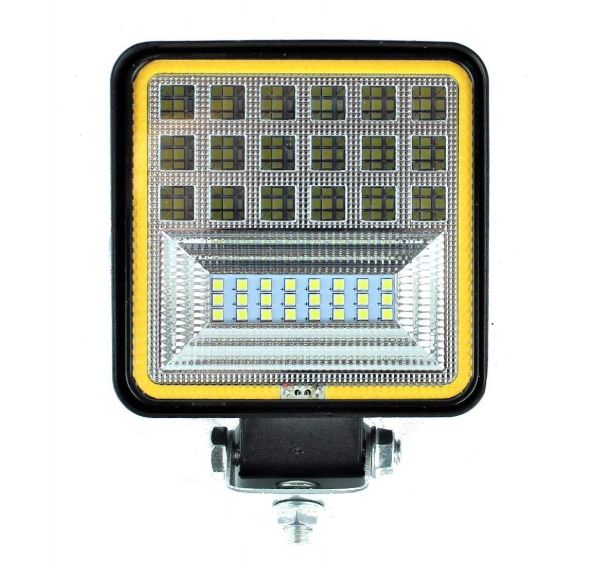 LAMPA ROBOCZA LEDOWA 42 LED 12-24V KWADRAT 126W SZPERACZ LEDOWY 2 FUNKCJE Źródło światła LED