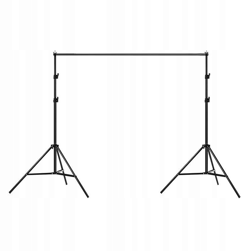 Sada/stativ pro upevnění fotografického pozadí Puluz 200x200 cm DCA0975