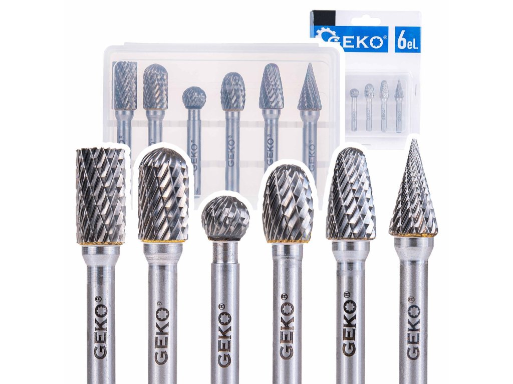 Sada stopkových fréz do kovu 6 mm, 6 ks G37498