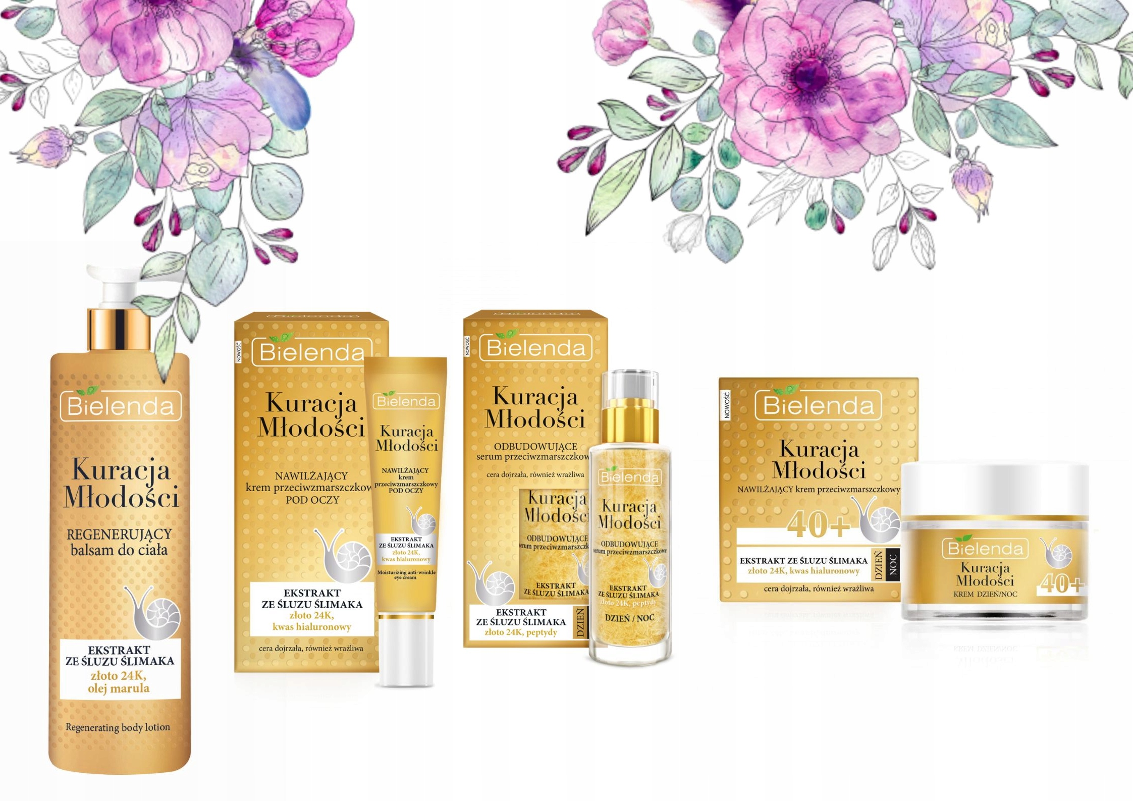 Bielenda Kuracja Młodośći zestaw upominkowy 40+PREMIUM