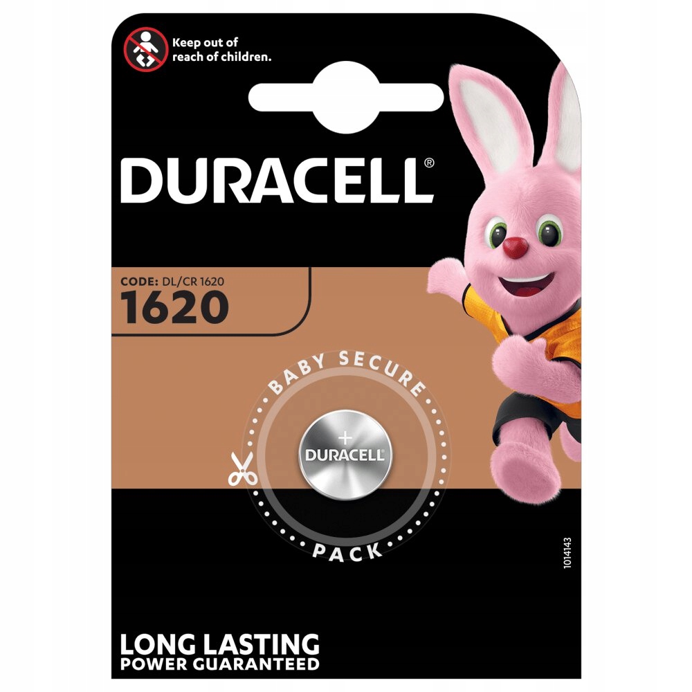 ЛИТИЕВАЯ БАТАРЕЯ DURACELL CR1620, DL1620, ECR1620