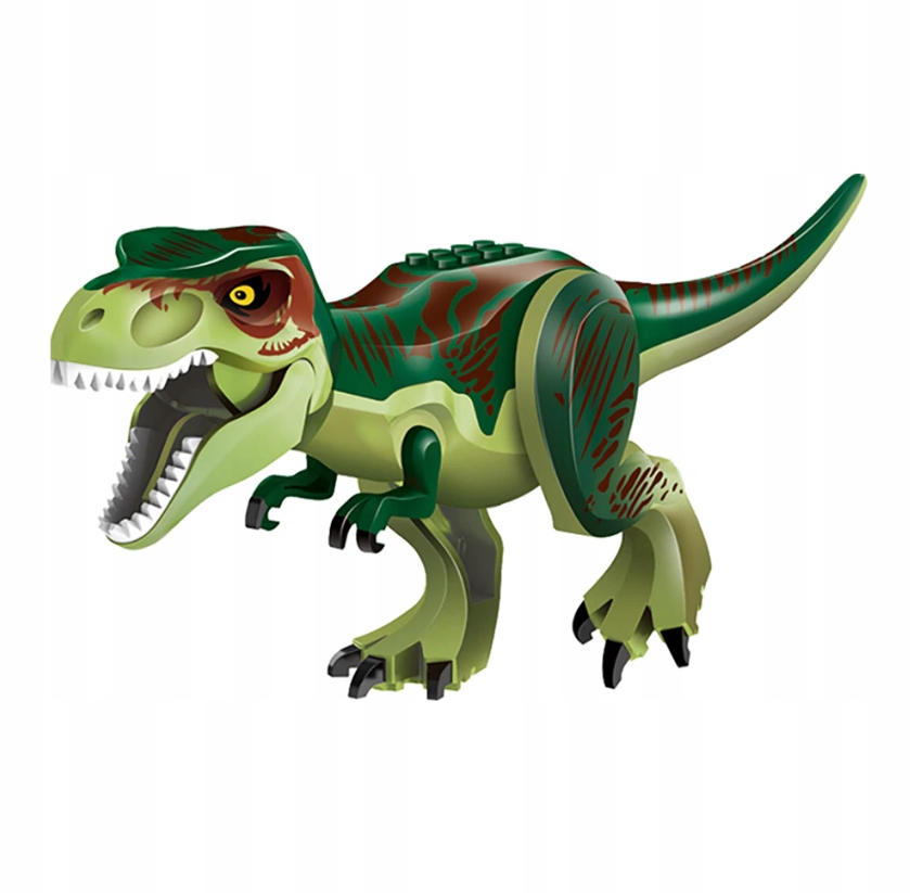 

Duży Składany Dinozaur T-rex Klocki Dł 28CM