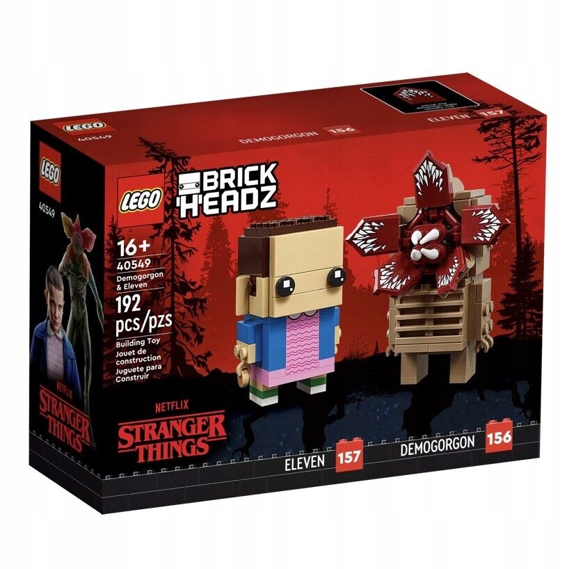 2# LEGO 40549 BRICKHEADZ DEMOGORGON I JEDENASTKA