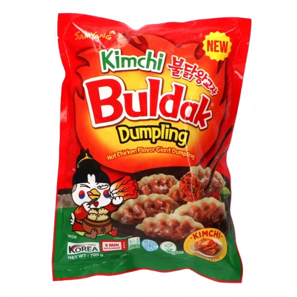 Pirohy Samyang Buldak Kimchi Hot Chicken Dumplings mražené 700 g