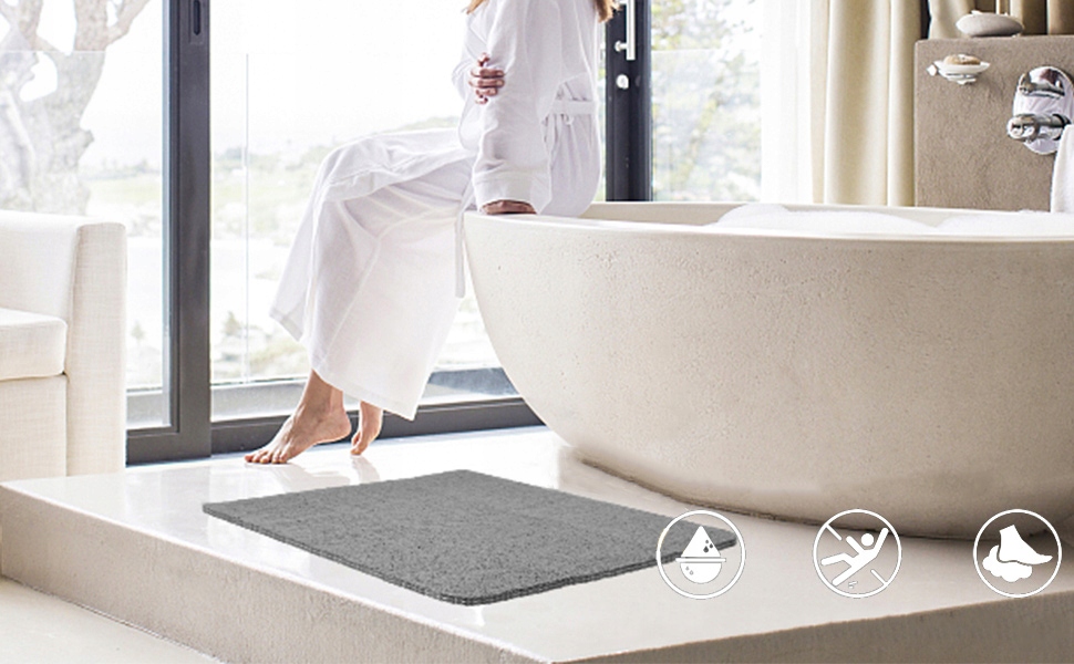 MATA ŁAZIENKOWA PRYSZNICOWA SZYBKOSCHNACY 80×80CM Marka bez marki