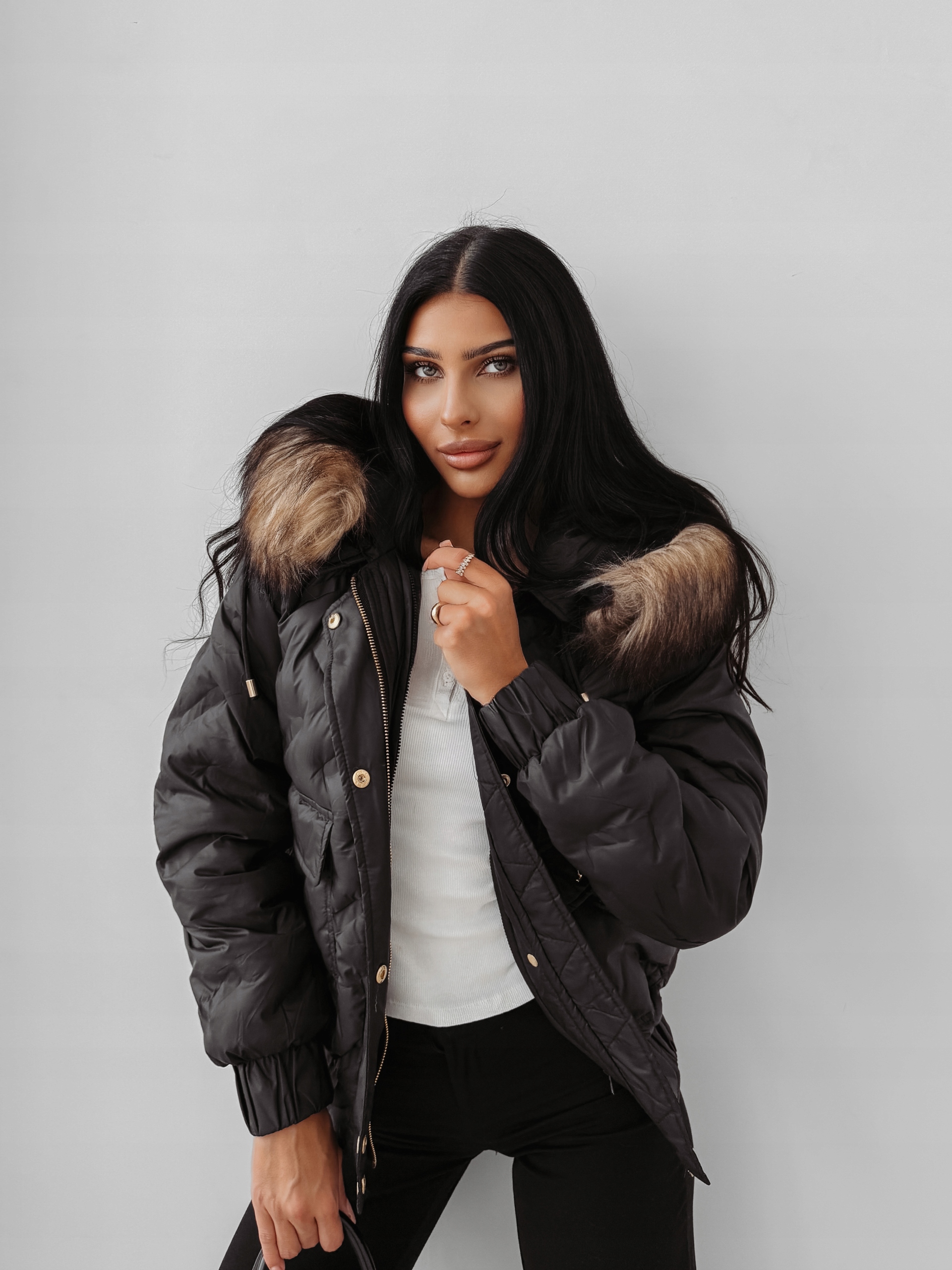 Dámská Raure Bunda Olavoga Černá