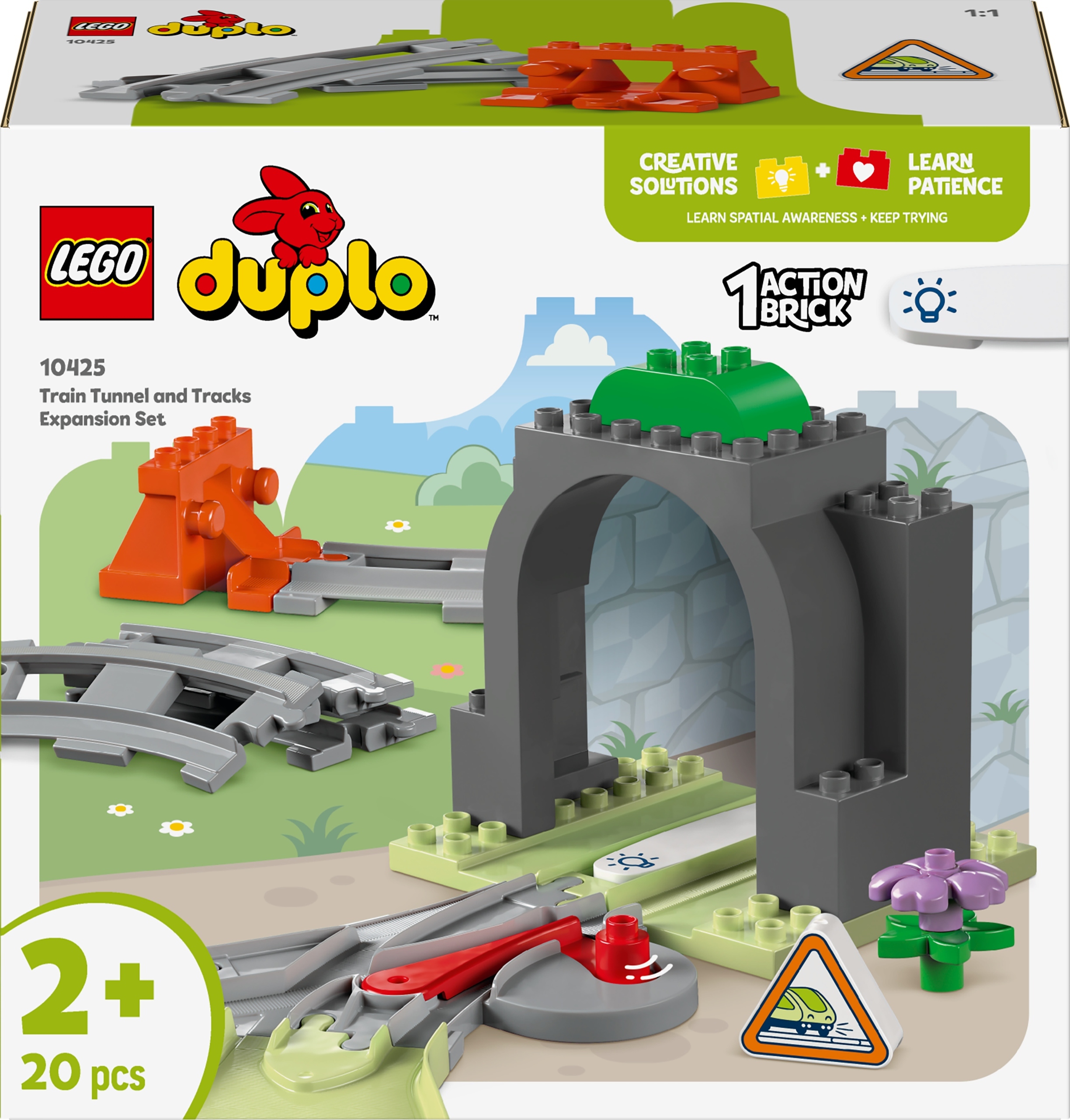 Lego Duplo 10425 Železniční tunel a koleje – Rozšiřující sada