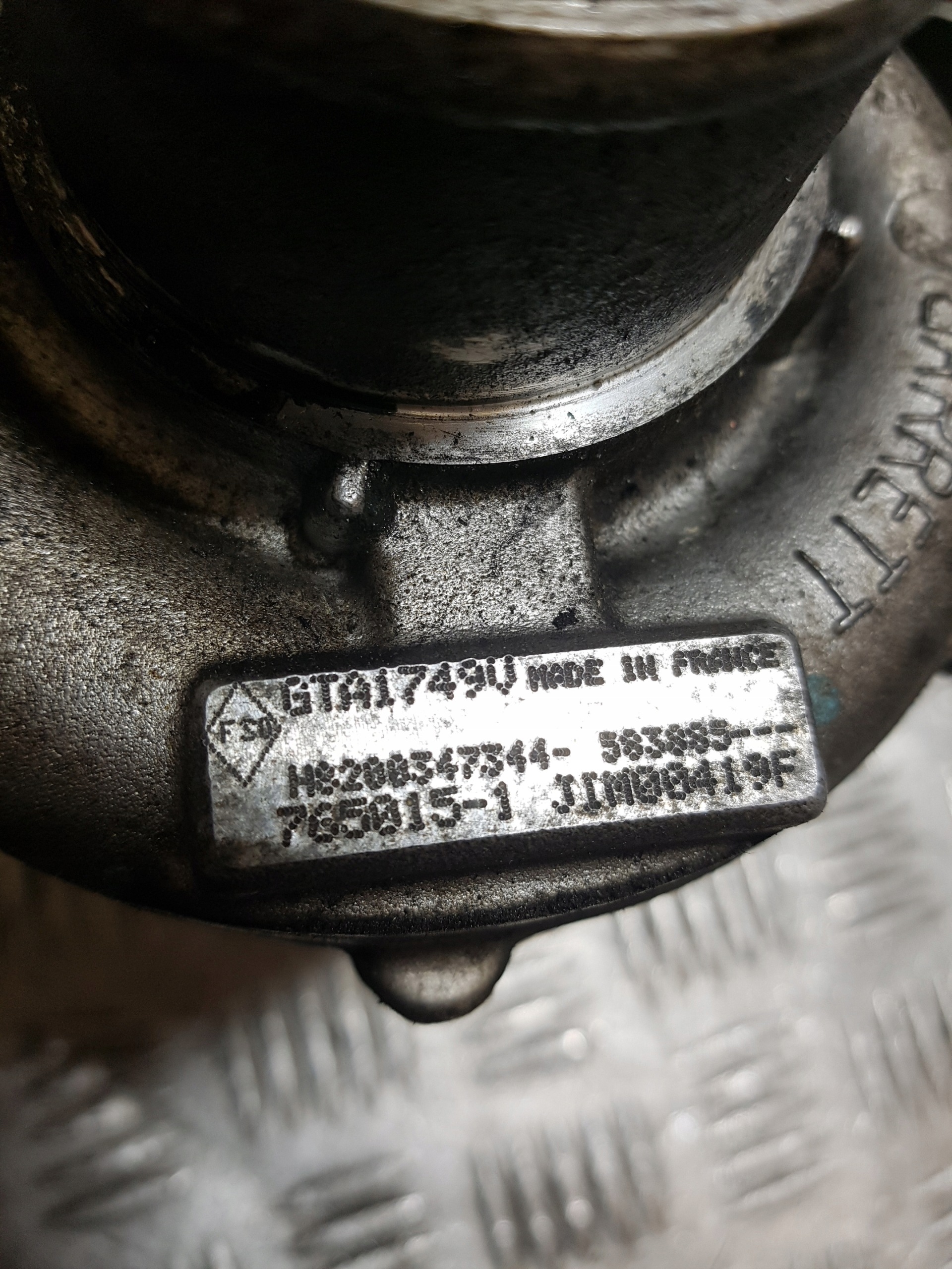 TURBINA turbo RENAULT LAGUNA 2 H8200347344 GTA1749V