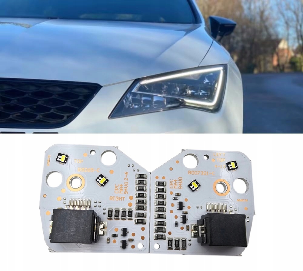 Moduly Csl Bílý Drl Seat Leon III 2013-2016 Efekt White Plug&play