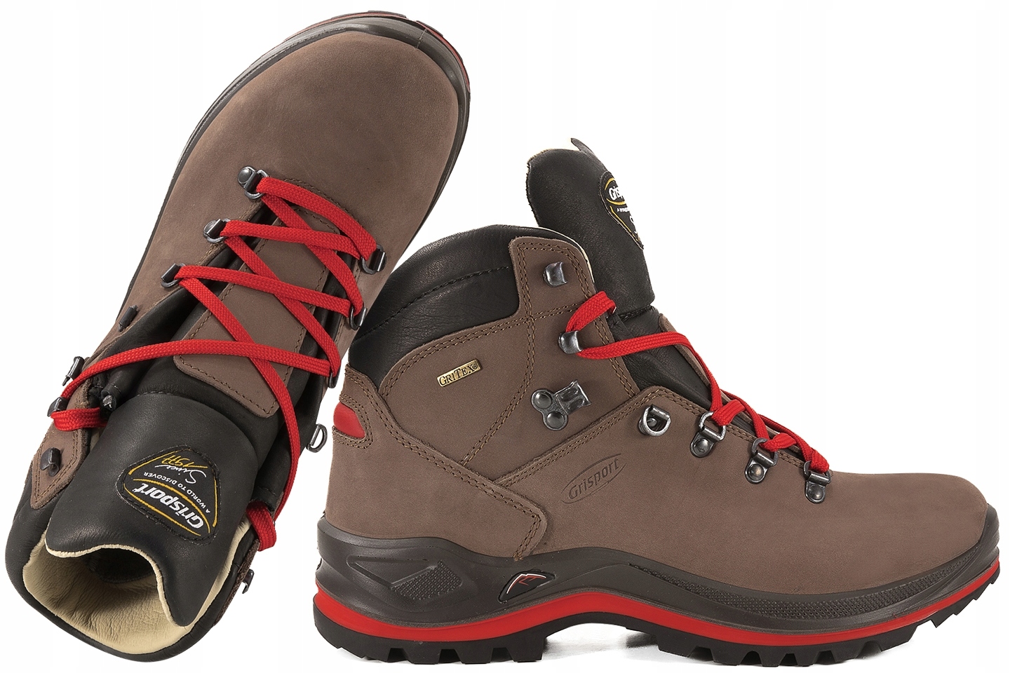 Grisport 13701NV8G Vysoké Pánské Trekové Boty Membrána Kůže vibram 44