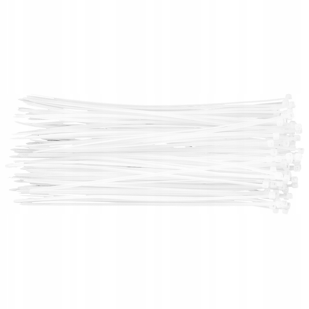 

Opaski zaciskowe 2.5 x 200 mm 100 szt białe Neo