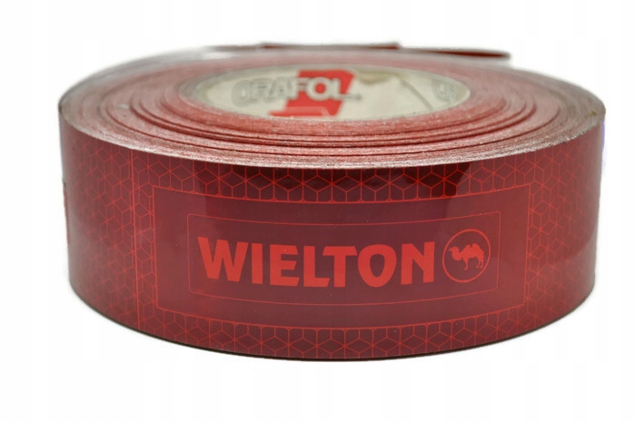 TAŚMA ODBLASKOWA NACZEPA CZERWONA TIR WIELTON