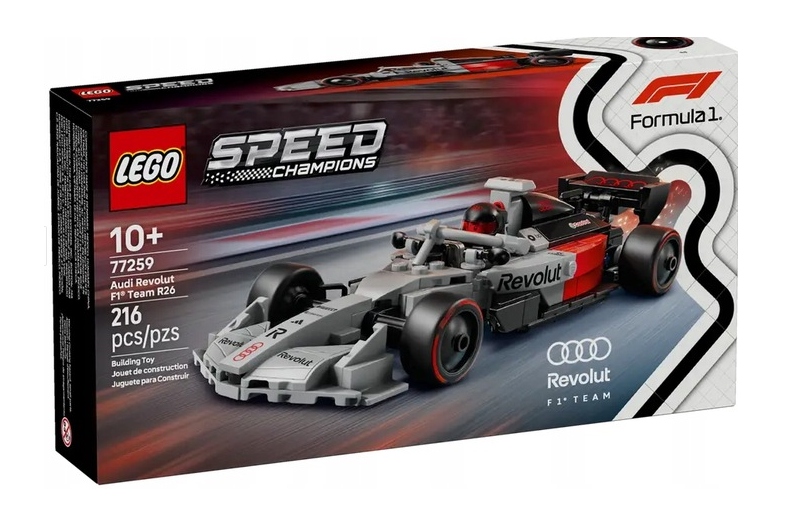 Lego 77259 Speed Champions Formule Audi Revolut F1 Team R26