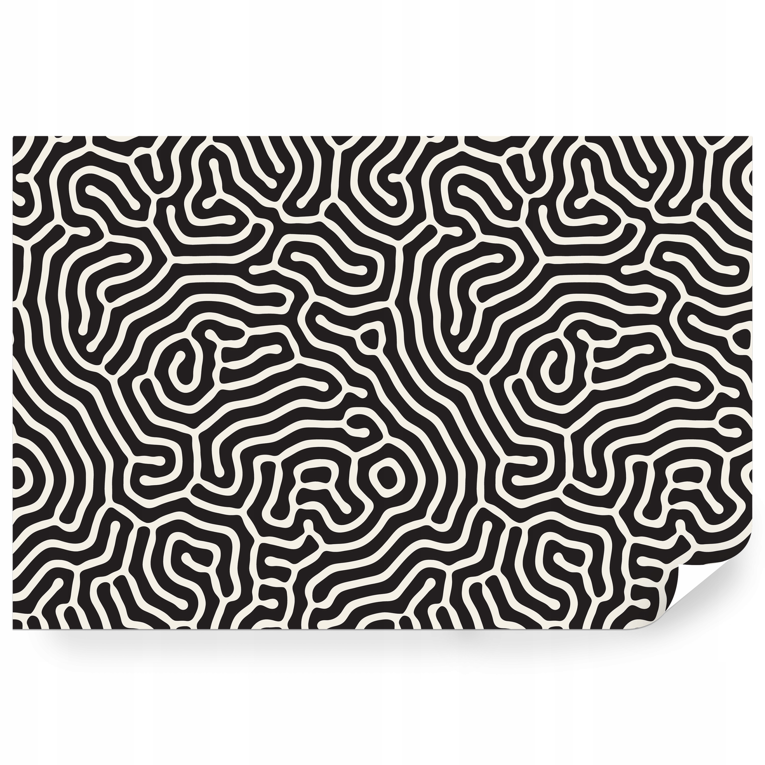 Fototapeta samolepicí Ilustrace Černobílý Labyrint 270 x 180 cm