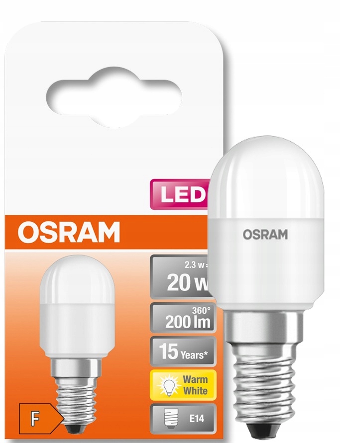 

Osram żarówka Led 2700K E14 2.6W lodówka