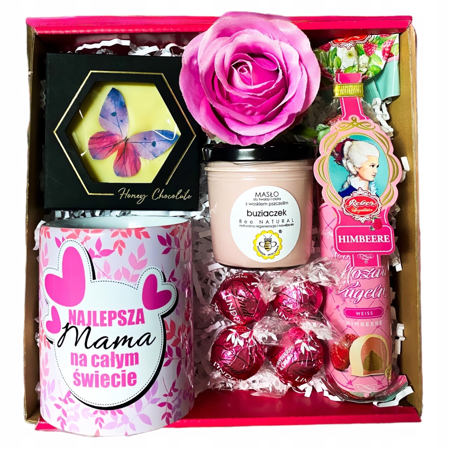 Zestaw prezentowy na Urodziny Dzień Matki dla Mamy Kubek dla Mamy
