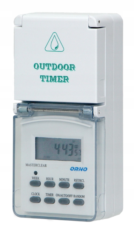 PROGRAMATOR CZASOWY DO GNIAZDA IP44 OR-PRE-432 ORNO