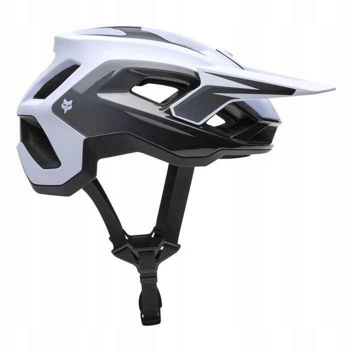 Cyklistická přilba Fox Speedframe Pro Defy Pewter bílá šedá