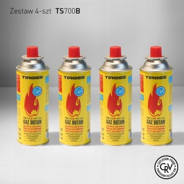 

Nabój Gazowy Kartusz Gaz Do Kuchenki TS700B x4szt