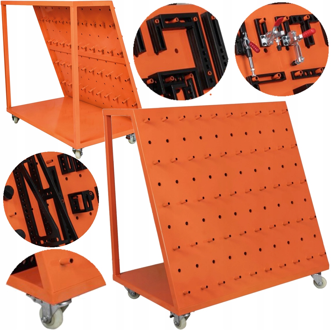 Svařovací Vozík Na Nářadí Pro Stoly Systém D16 1000x600x1065 Silný