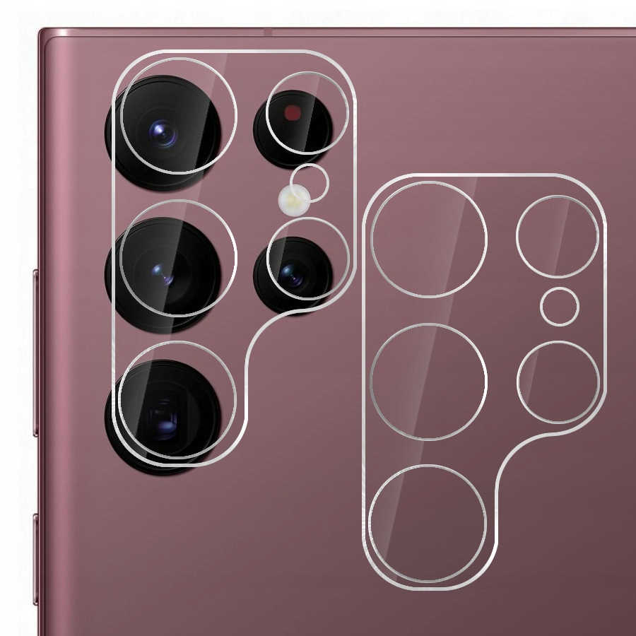 

2x Szkło Na Obiektyw Aparat Do Samsung S22 Ultra
