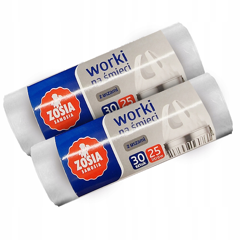 

Zosia Samosia Worki Na Śmieci Z Uszami 25L 60SZT