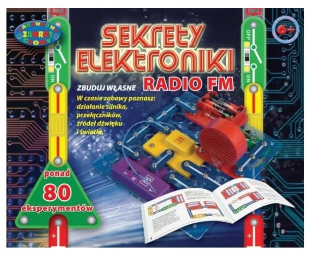 SEKRETY ELEKTRONIKI 80 eksperymentów RADIO FM Rodzaj mały elektronik