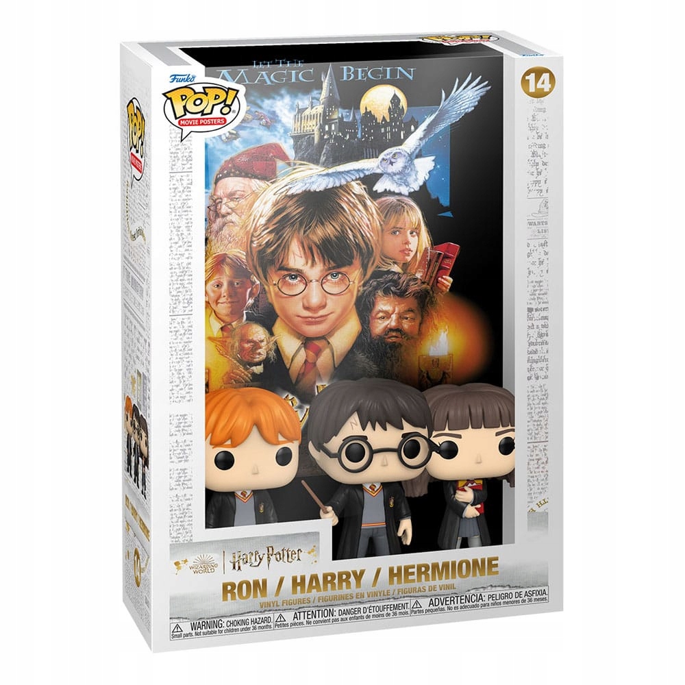 Figurki Funko Pop! Movie Harry Potter Cover Poster Kamień Filozoficzny.