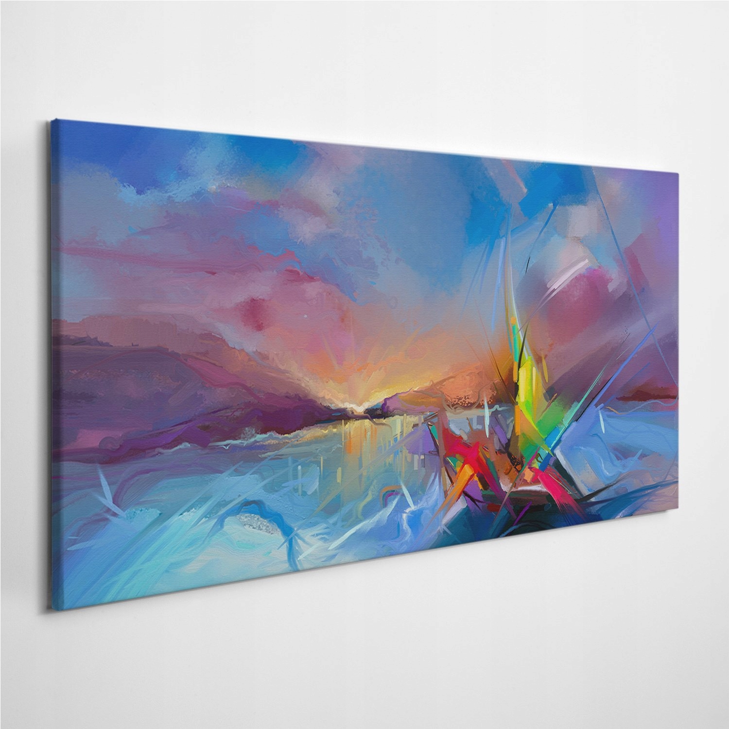 

Fotoobraz na płótnie Abstrakcja Akwarele 120x60 cm