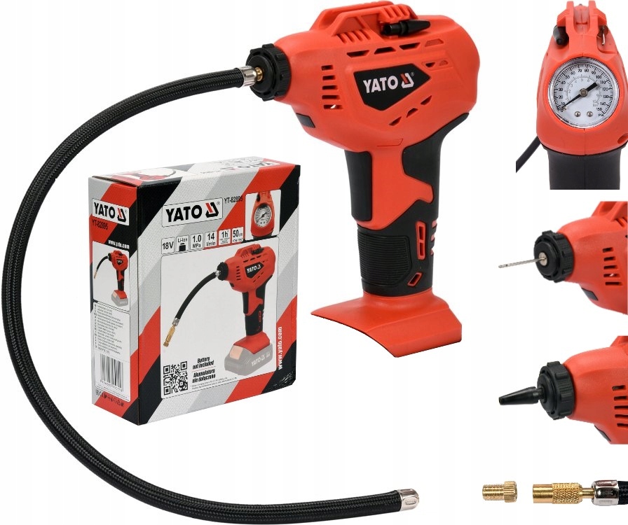 

Kompresor Akumulatorowy Pompka Pompowania 18V Body