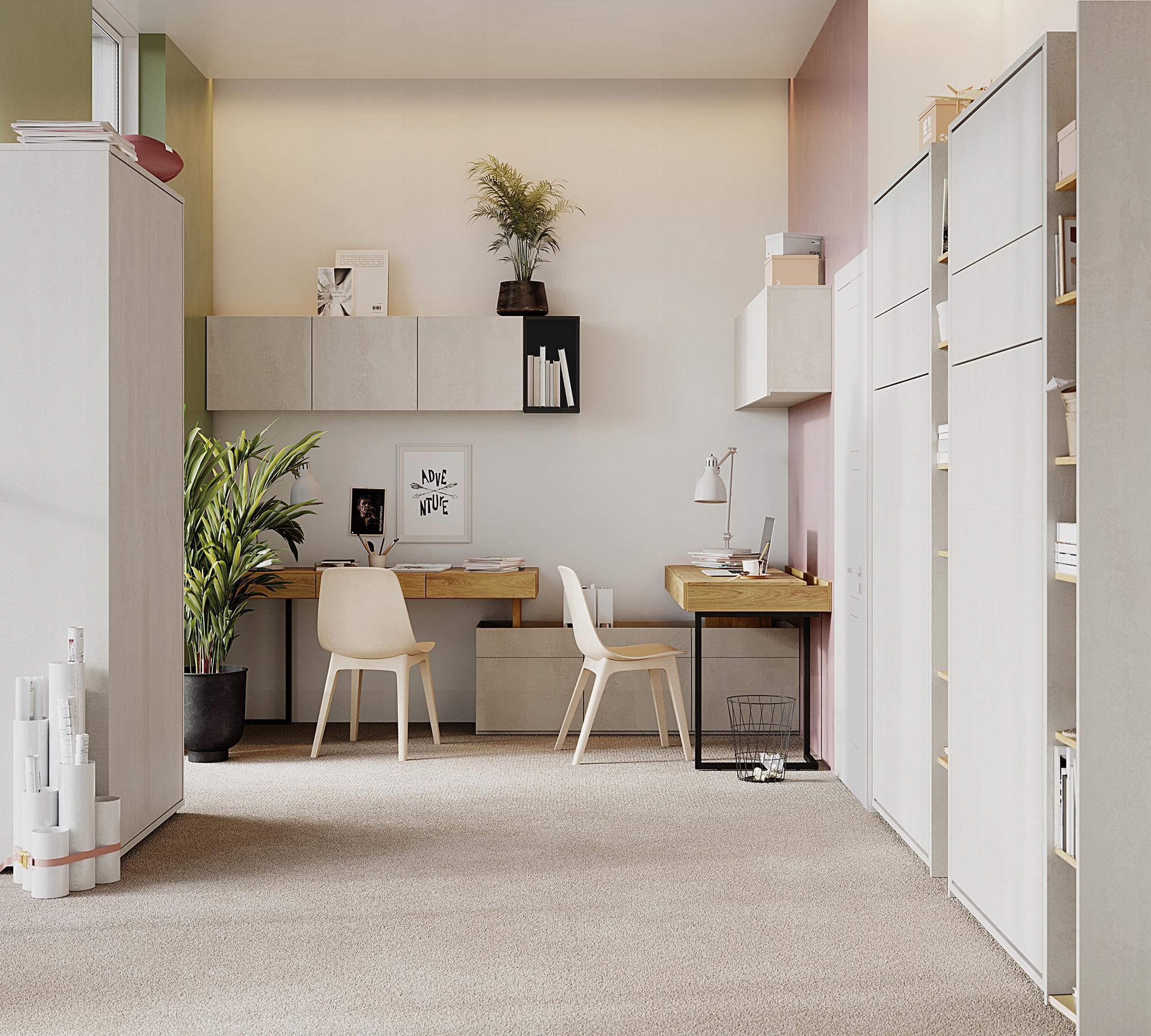 Regał TF-03 27 cm NOWOCZESNY system TEEN FLEX Marka Ada-meble