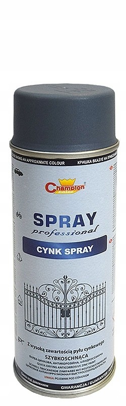 

Farba Spray Champion 400ML Cynk Antykorozyjna