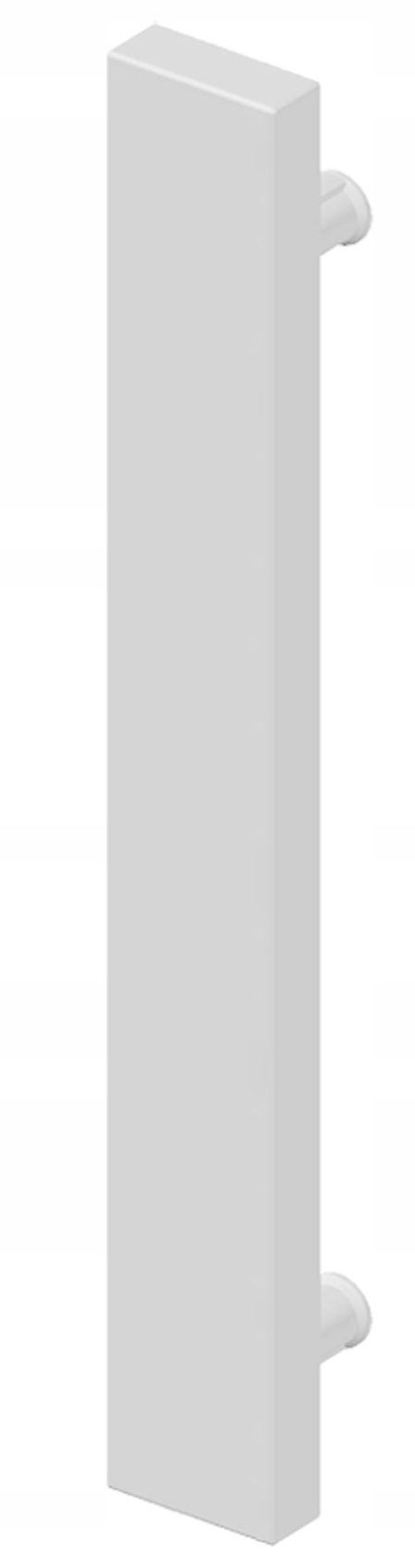 Dekoratívny Radiátor Mediolan H600 L80 Biely