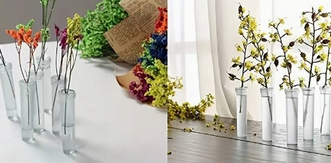 ZESTAW PRZEZROCZYSTYCH FIOLEK DO KWIATÓW CIĘTYCH Kod producenta ERTFRT43