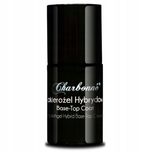 Lakierożel Hybrydowy Base/Top Coat 2w1 CHARBONNE