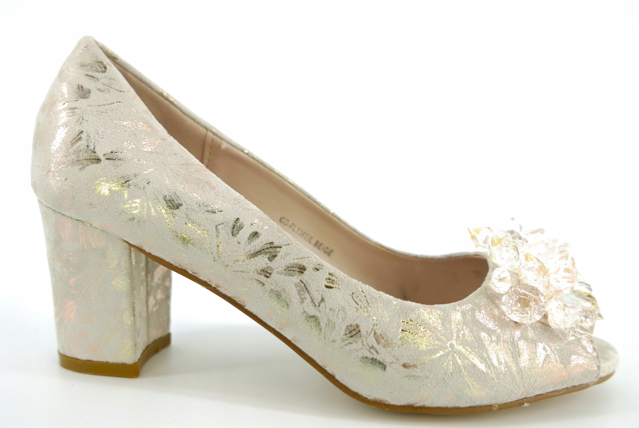 Goodin Dámské Pantofle Béžovo-zlaté R37