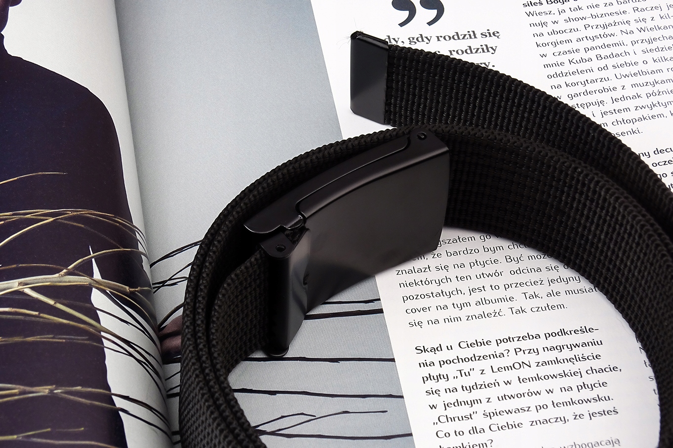 Parciany Pasek GRACIO DŁUGI 135CM JEDEN KOLOR Płeć mężczyzna