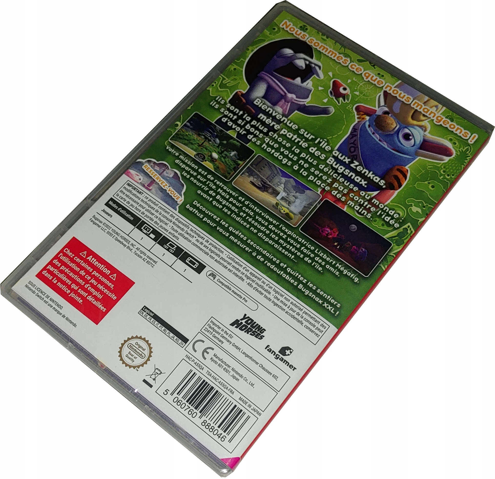 BUGSNAX / SWITCH / NOWA / PL Stan opakowania oryginalne