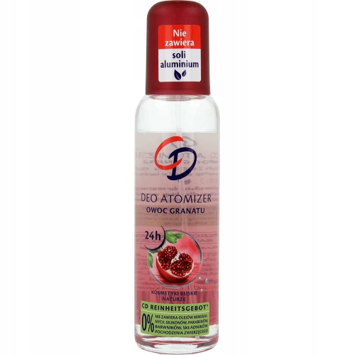 

CD deo atomizer w szkle 75ml Granat dezodorant