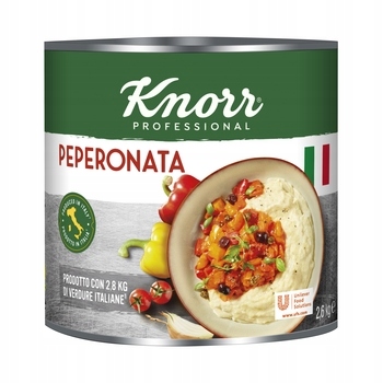 Levně Peperonata (nakrájená na barevnou papriku v rajčatovém nálevu) Knorr 2,6 kg