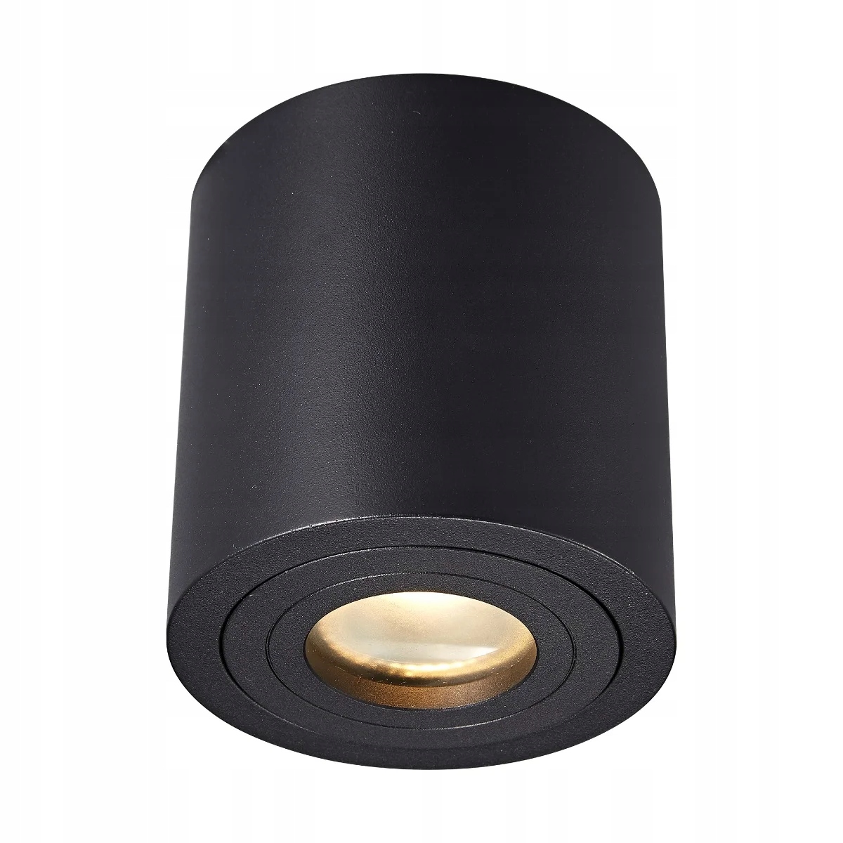 Zuma Line Rondip Spot Kulatý Černý IP44 GU10 50W Kovový Stropní