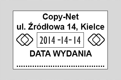 DATOWNIK TRODAT PROFESSIONAL 5430 41x24mm Format daty ISO polski