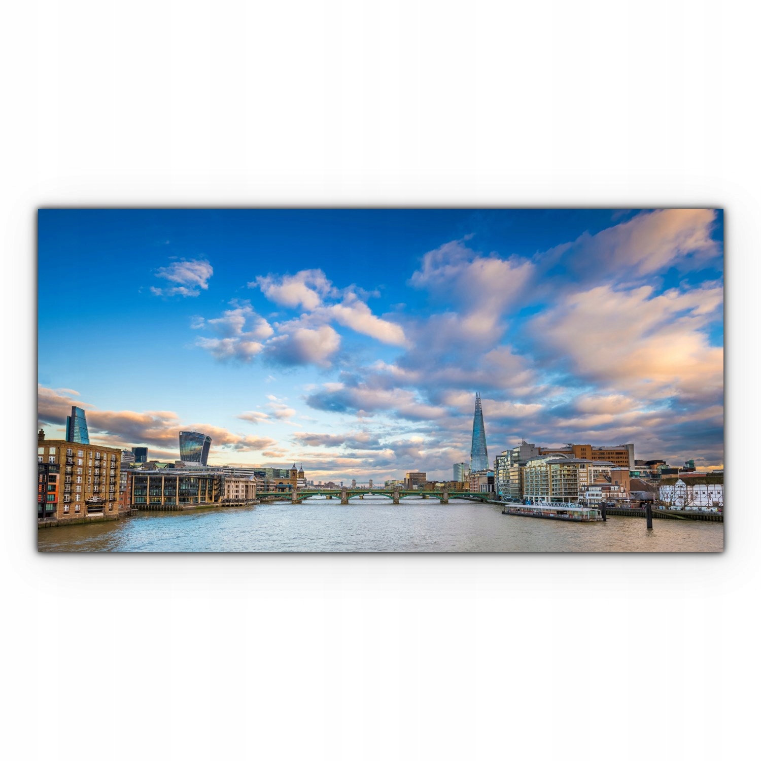 

Canvas na ramie ścienny 100x50 Rzeka Most Miasto