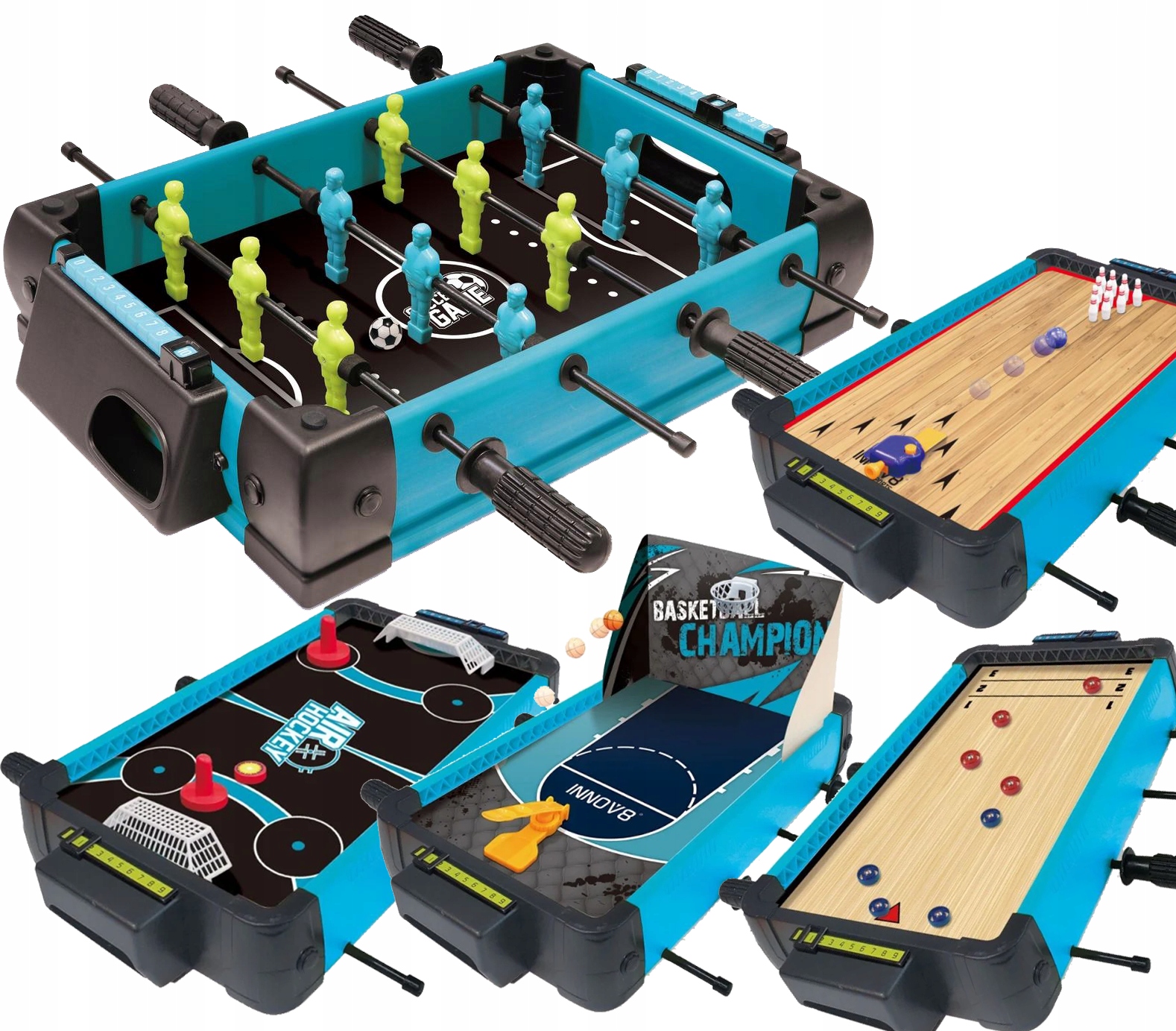 ZESTAW GIER STOŁOWYCH 5W1 Kod producenta 230368