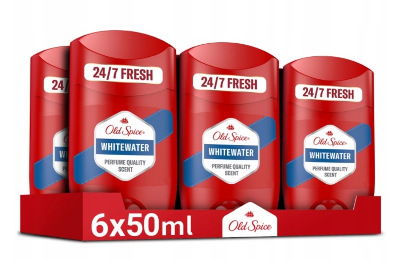 Old Spice Whitewater Pánský deodorant v tyčince 6 x 50 ml
